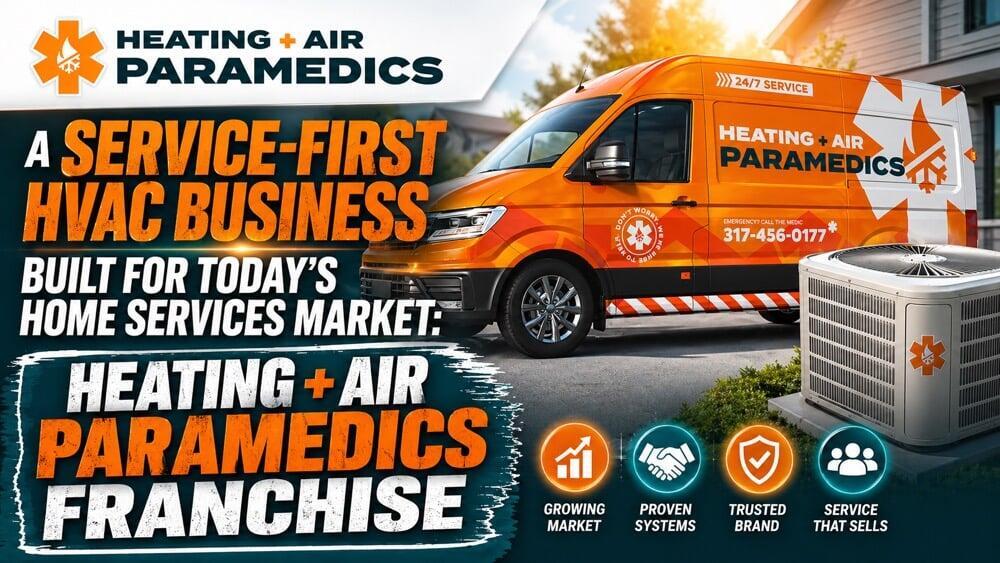 A Service-First HVAC Business Built for Today’s Home Services Market: Heating + Air Paramedics Franchise